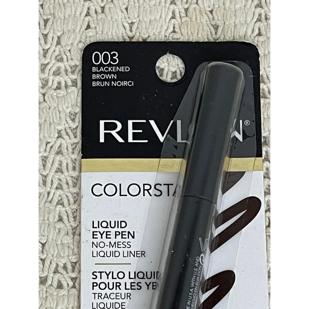 Revlon ColorStay Liquid Eye Pen 003 Blackened Brown Felt Tip Eyeliner 0.056 oz